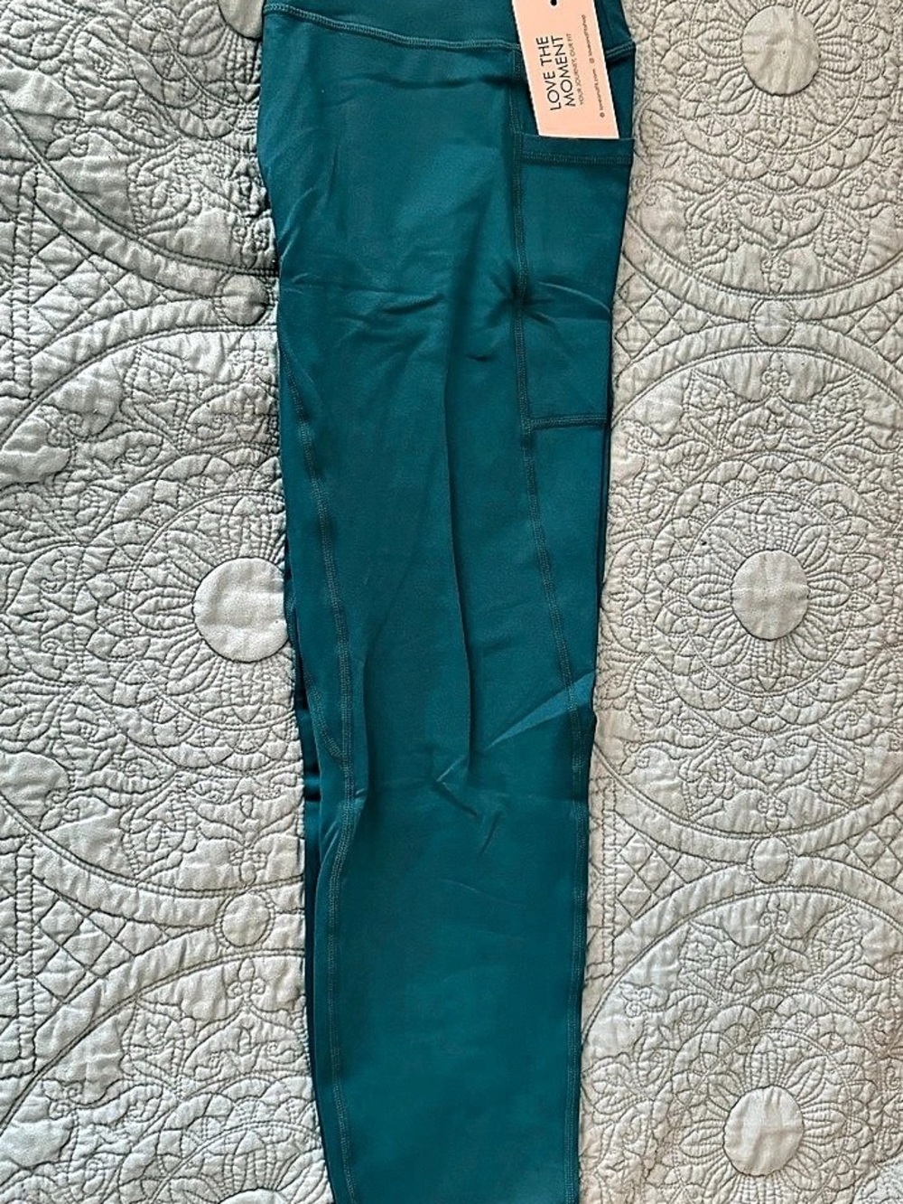Love & Fit Women's Leggings in midnight teal Size 3XL NWT